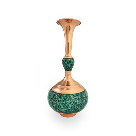 گلدان فیروزه کوب دالبری بزرگ